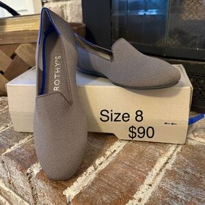 Rothy's Gray Slip-On Loafers